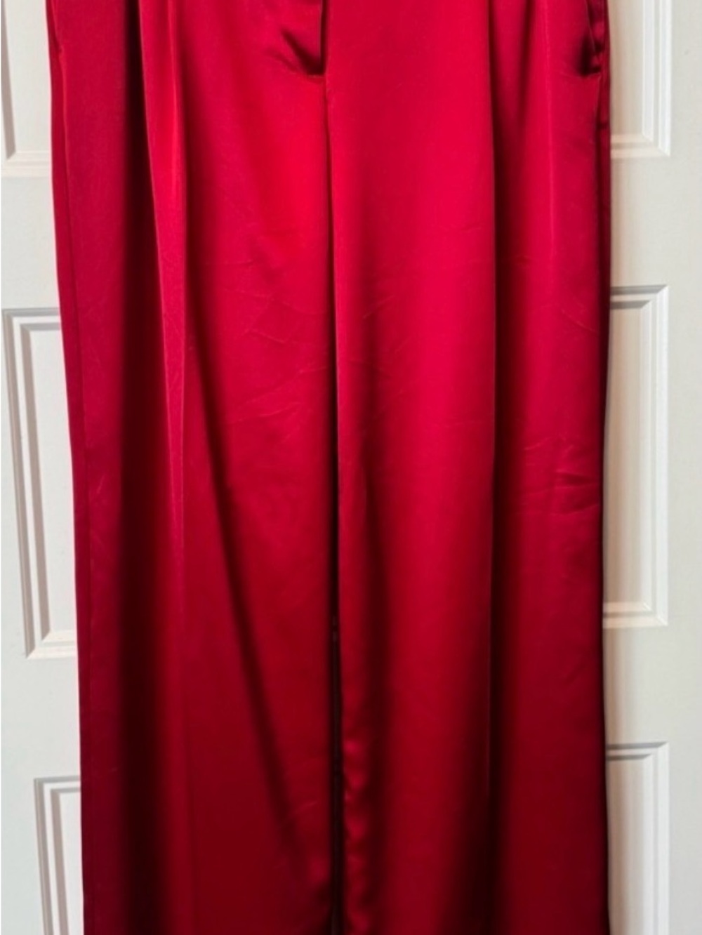 House of Harlow 1960 Crimson Red Wide-Leg Pants
